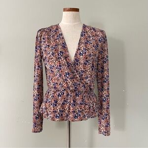 Ramy Brook Alexandria Wrap Top size Small New